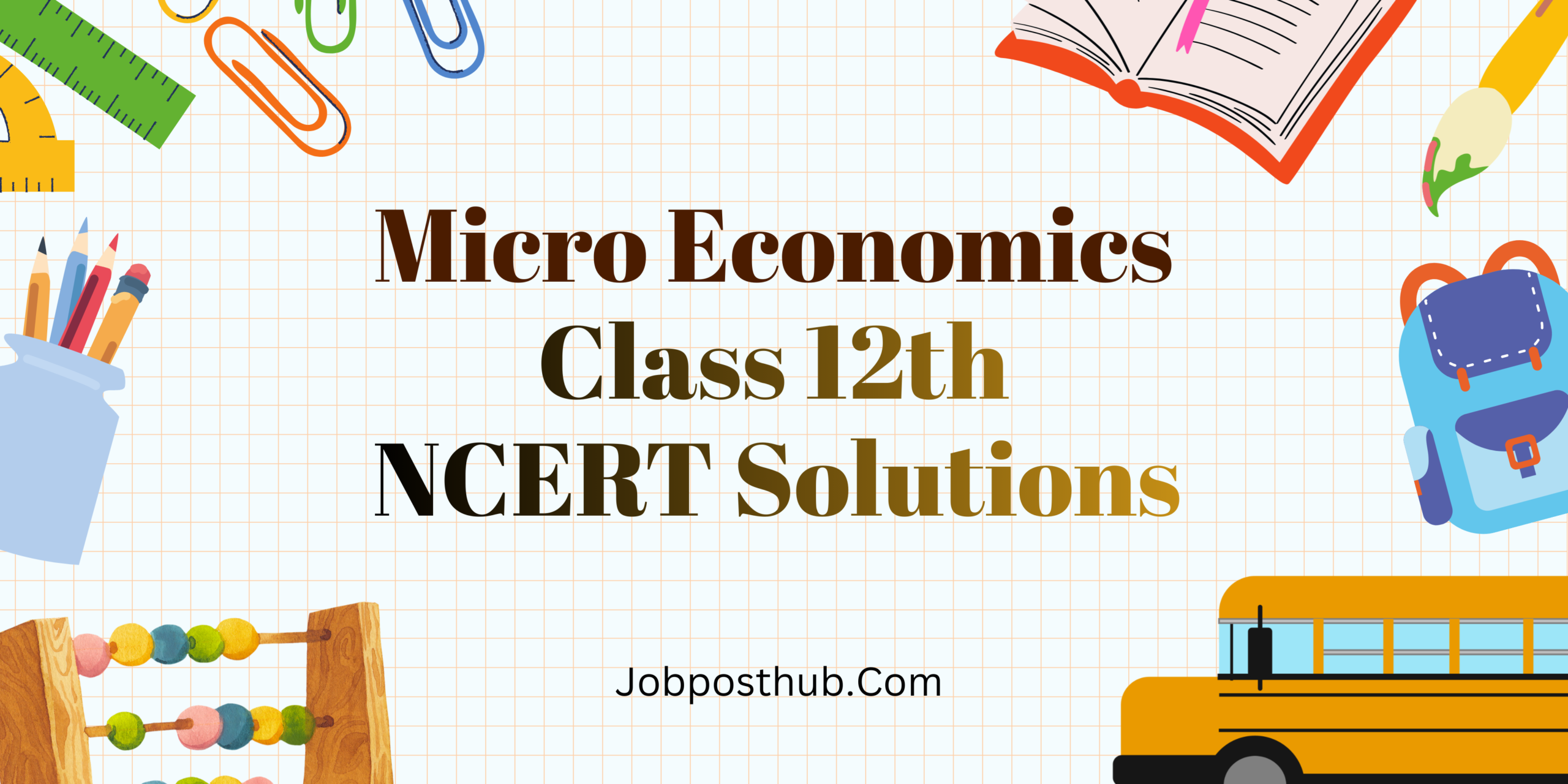 Micro Economics Class 12 ncert Solutions